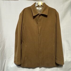 Elle Men's Tan Coat Jacket